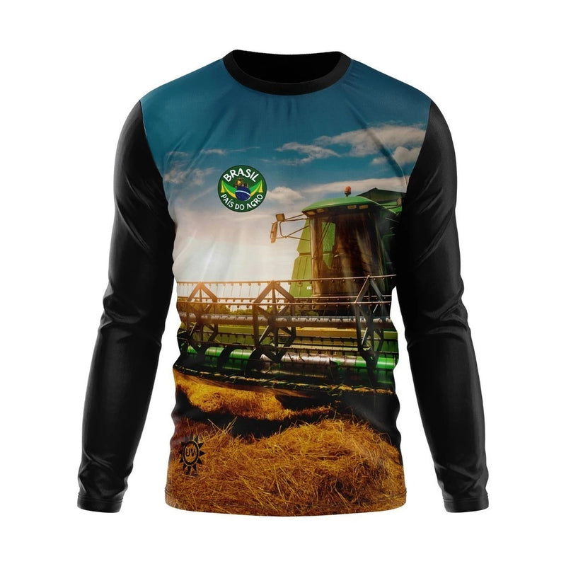 Camisa de Agropecuária Manga Longa com Proteção UV