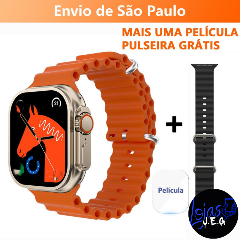 Smartwatch Ultra 8 T800 Ultra: O Melhor e Mais Inteligente Relógio Smartwatch!